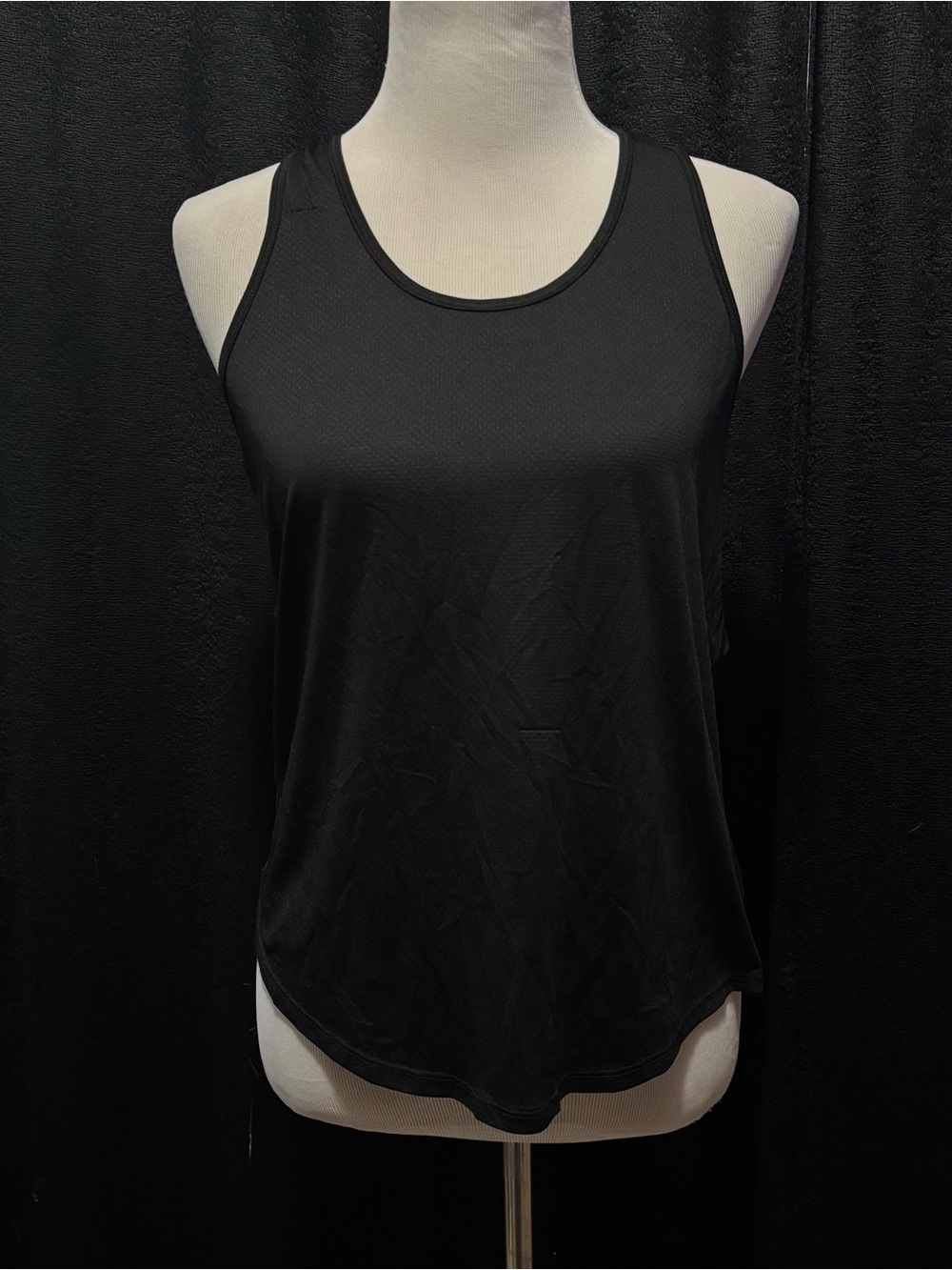 Black Racerback Athletic Tank Top